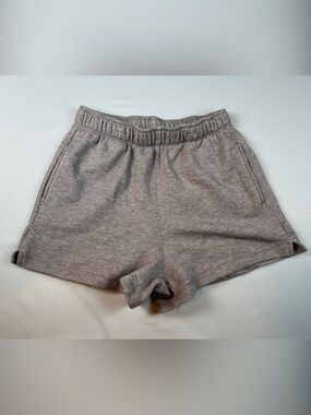 Danskin Lounge Shorts Brown Heather Gray Athletic